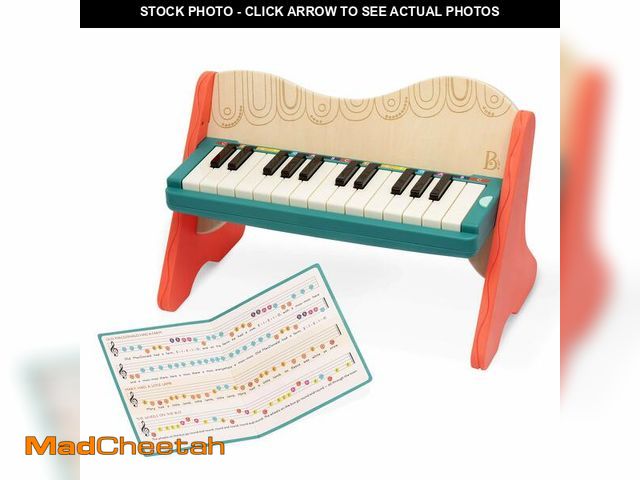 Lot 74-14144881 - B. toys Ã¢â¬â Wooden Toy Piano for Toddlers, Kids Ã¢â¬â Color Ã¢â¬â Coded Keys with Songboo...