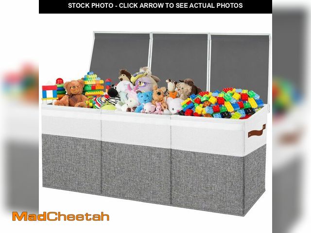 Lot 74-12717397 - storasier Large Toy Box Chest,Toy Storage Organizer,Storage Bins with Lids,Stuffed Animal Storage,To...