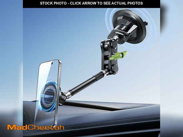 Lot 74-14269765 - MAGIC JOHN Magnetic Car Phone Holder [Strong Suction&amp;Strong Magnetic] 360ÃÂ° Adjustable Car Pho...