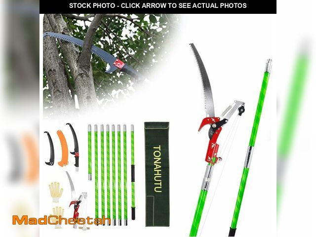 Lot 74-12762538 - TONAHUTU 26 Feet Tree Pole Pruner Manual Branches Trimmer Extension Cut Tree Branch Garden Tools Lop...