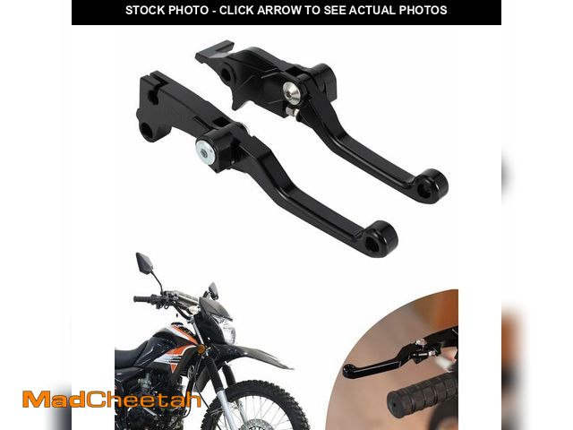 Lot 74-12709627 - BAOUFF Clutch Brake Levers for Hawk 250,CNC Motorcycle Billet Pivot Handle Lever for Hawk 250cc - Bl...