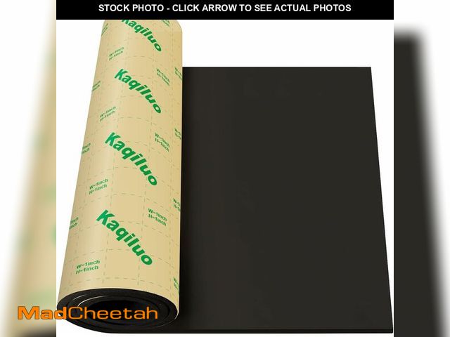 Lot 74-13698135 - Kaqiluo Self-Adhesive Sound Insulation Acoustic Foam, 32.3 sqft x 0.79in Thick, 50+kg/mÃâÃÂ³ , S...