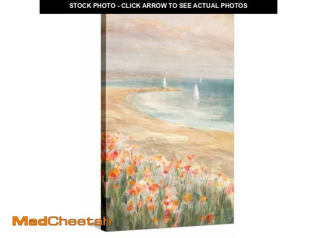 Lot 74-13066143 - ART.COM Stretched Canvas Print Around the Point I by Danhui Nai, 24" x 36" - UNUSED