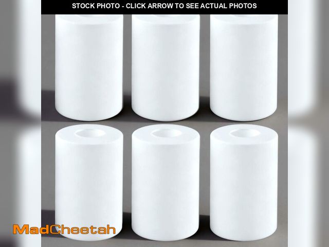 Lot 74-13539638 - 6 Pack White Frosted Glass Shade for Light Fixtures,Cylinder Glass Light Shade Replacement,5.9"Heigh...