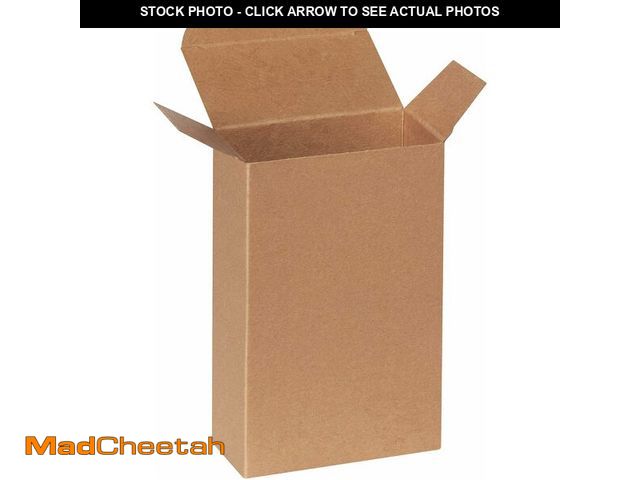 Lot 74-13793935 - Discount Shipping USA Reverse Tuck Folding Cartons, 4 5/8" x 2 3/8" x 7 5/16", Kraft, 250/Case, by D...