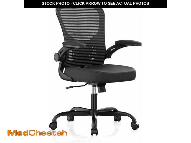 Lot 74-13927372 - Office Chair, Ergonomic Desk Chairs 330LBS Capacity High Back Mesh Computer Chair with Flip-up Armre...