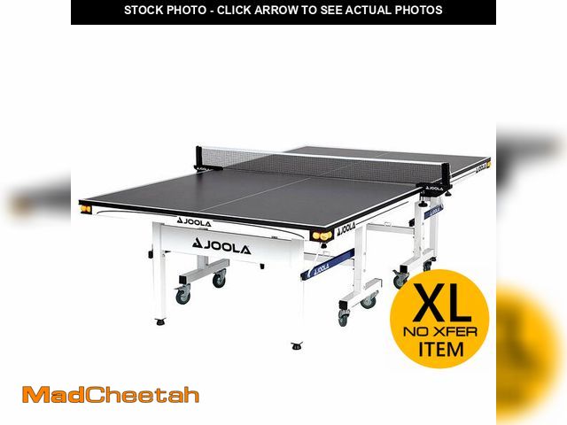 Lot 74-12897283 - JOOLA Rally TL Professional MDF Indoor Ping Pong Table w/ Quick Clamp Table Tennis Net &amp; Post Se...