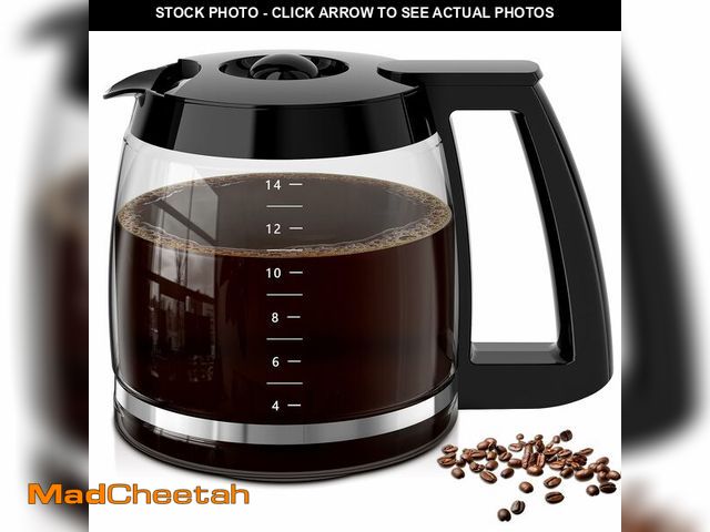 Lot 74-13539056 - 14-Cup Coffee Pot Replacement for Cuisinart Coffee Maker DCC-220, DCC-2600, DCC-2800,DCC-3200P1,CBC-...