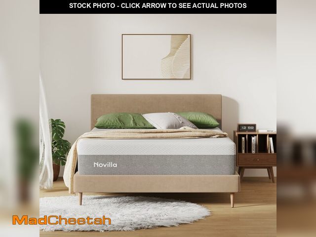 Lot 74-14612361 - Novilla Bliss Queen Size Mattress, 12 Inch Gel Memory Foam Mattress Queen - UNUSED
