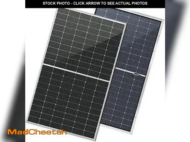 Lot 74-12166413 - SUNGOLDPOWER N-Type 16BB 460W Bifacial Solar Panel 2PCS, High Efficiency Up to 30% Extra Power,IP68,...