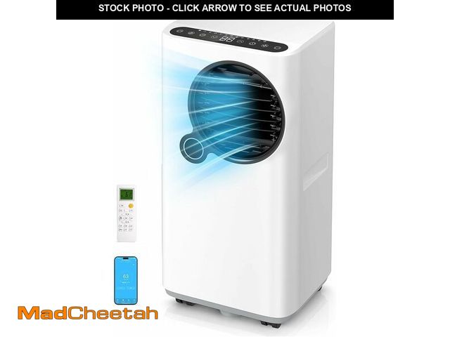 Lot 74-14291191 - 16,000 BTU Portable Air Conditioners for Large Rooms up to 750 Sq. Ft., 6-in-1 Smart Portable AC Uni...