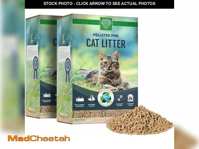 Lot 74-12828174 - Small Pet Select Pelleted Pine Cat Litter, Kitty Litter, Non Clumping Pellets for Cats, for Use with...