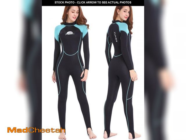 Lot 74-12184170 - XUKER Wetsuit Women, 2mm Neoprene Long Sleeve Full Body Back Zip Wet Suit in Cold Water for Diving S...