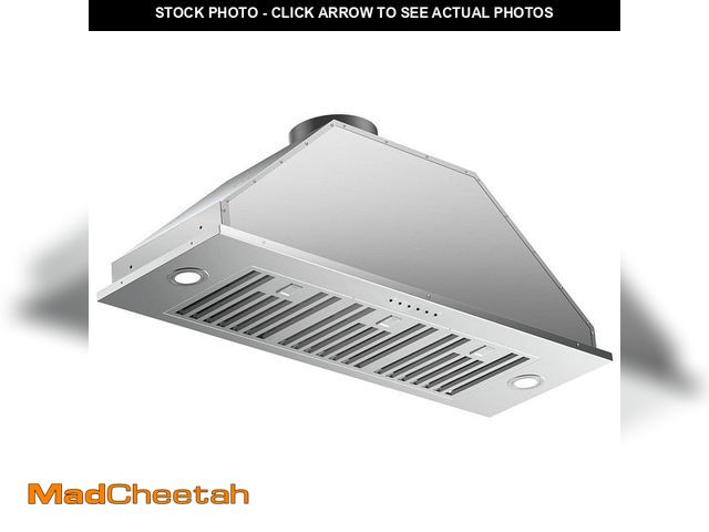 Lot 74-12920468 - INATECK 36 in. 900 CFM Convertible Insert Range Hood with Low Noise,Long-Term Warranty,4-Speed Contr...