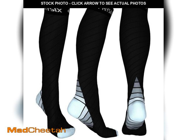 Lot 74-13953341 - Physix Gear Compression Socks for Men &amp; Women 20-30 mmhg, Best Graduated Athletic Fit for Runnin...