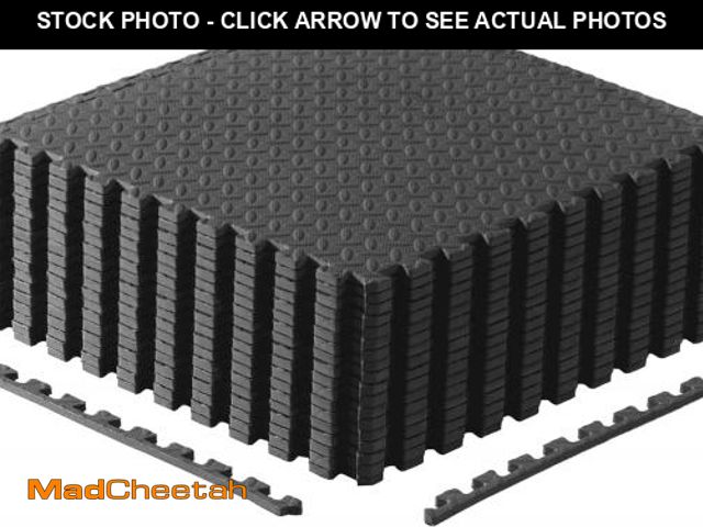Lot 74-12396478 - CAP Barbell 1/2-Inch Interlocking EVA Foam Exercise Puzzle Mats - 3 Pack | 24" x 24" x 1/2" | Diamon...