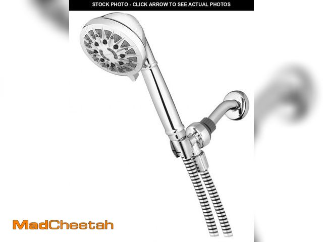 Lot 74-12426833 - Waterpik 6-Mode Powerpulse Massage Hand Held Shower Head  Chrome  XSS-643E - USED