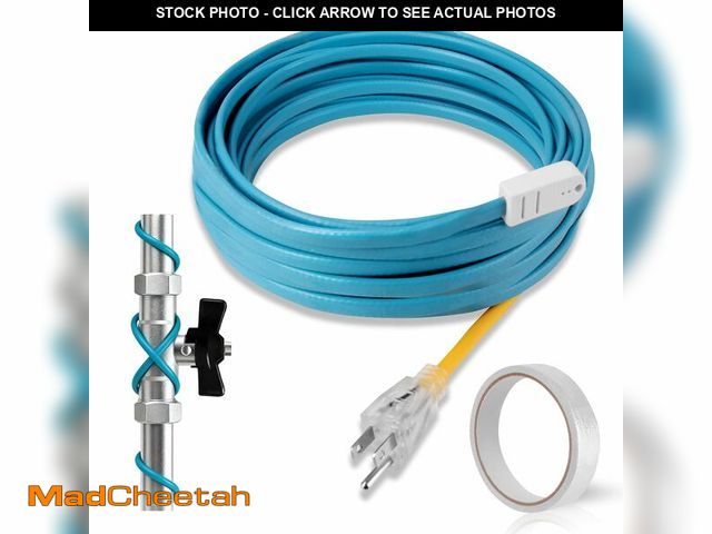 Lot 74-13540148 - APIOLO 12FT Heat Tape for Water Pipes Ã¢â¬â Gutter Heat Cable &amp; Water Pipe Insulation, Self-R...