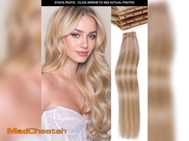 Lot 74-12444339 - WIGNEE 100% Remy Double Genius Weft Invisible PU OVO Human Hair Extensions 18 Inch Micro Beads Real ...