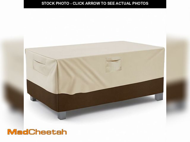 Lot 74-14214791 - Vailge Rectangular/Oval Patio Table Cover, Heavy Duty and Waterproof Outdoor Lawn Patio Furniture Co...