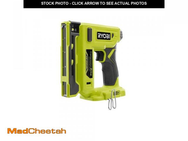 Lot 74-11826679 - RYOBI ONE+ 18V Compression Drive Cordless 3/8 in. Crown Stapler - UNUSED