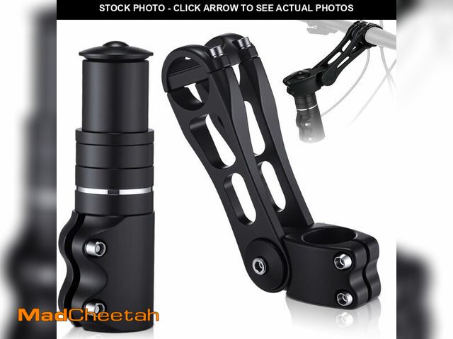 Lot 74-12709719 - BBTO Bike Stem Riser &amp; Adjustable MTB Bicycle Stem, Universal 31.8mm ÃÂ±80 Degree Bike Handleba...