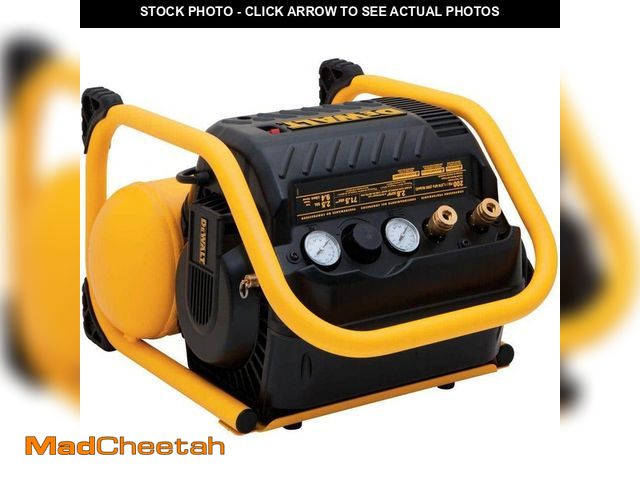 Lot 74-13746074 - DEWALT 2.5 Gal. Portable Electric Heavy Duty 200 PSI Quiet Air Compressor - UNUSED