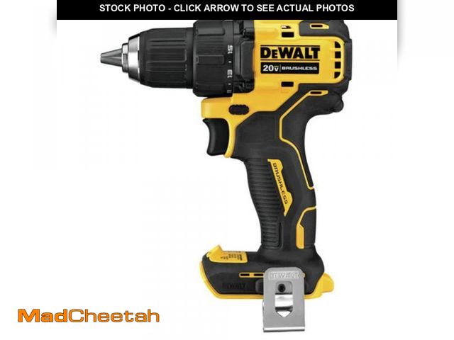 Lot 74-12532265 - DEWALT ATOMIC 20V MAX Cordless Brushless Compact 1/2 in. Drill/Driver (Tool Only) - USED