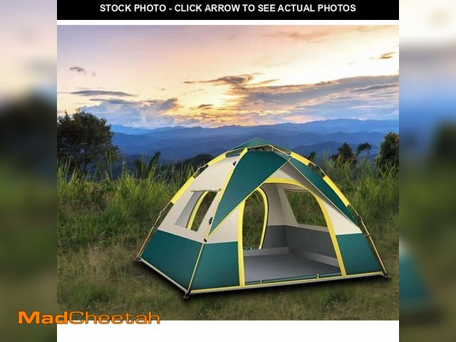 Lot 74-14369162 - DERCLIVE 3-4 Person Camping Tent , Pop Up Camping Tent Easy Setup Outdoor Tents Rainproof Windproof ...