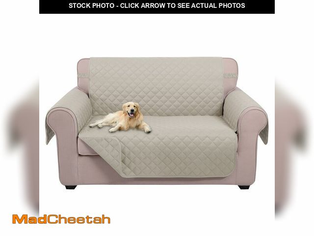 Lot 74-12706872 - U-NICE HOME Loveseat Sofa Cover Reversible Couch Cover for Dogs with Elastic Straps Water Resistant ...