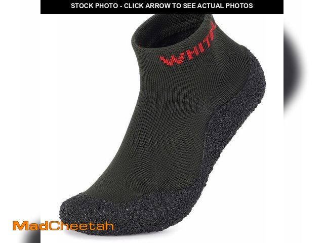Lot 74-14303856 - WHITIN Socks Shoes for Men Size 12 Gym Barefoot Minimalist Pilates with Grips Sticky Bottom Barre Me...
