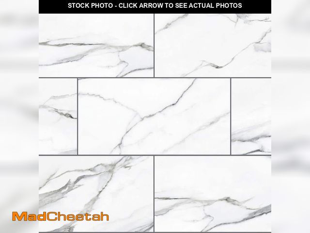 Lot 74-14375155 - Lifeproof Mountain Brook Marble 22 MIL x 11.9 in. W x 23.8 in. L Click Lock Waterproof Vinyl Tile Fl...
