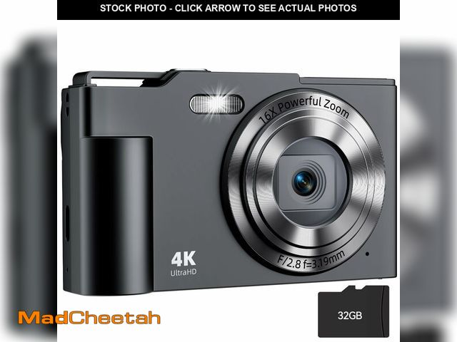 Lot 74-14333147 - Digital Camera 1080p Black - USED