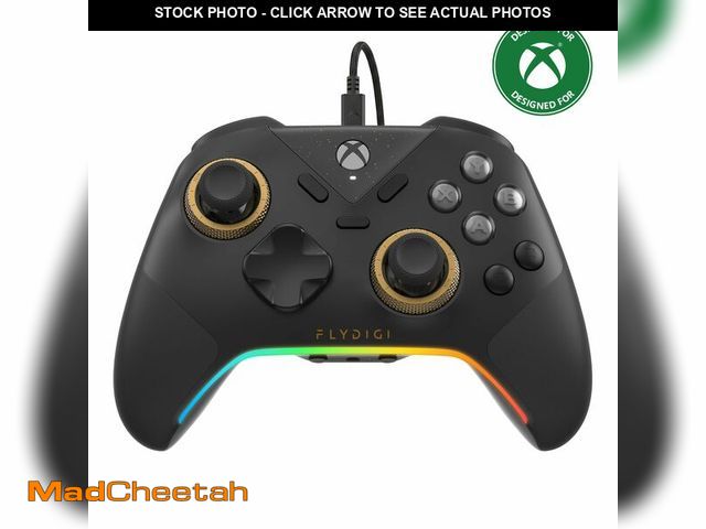 Lot 74-14208703 - FLYDIGI VADER 5S Wired Controller for Xbox Series X|S, Xbox One, Windows 10/11, FORCEFLEX Adjustable...