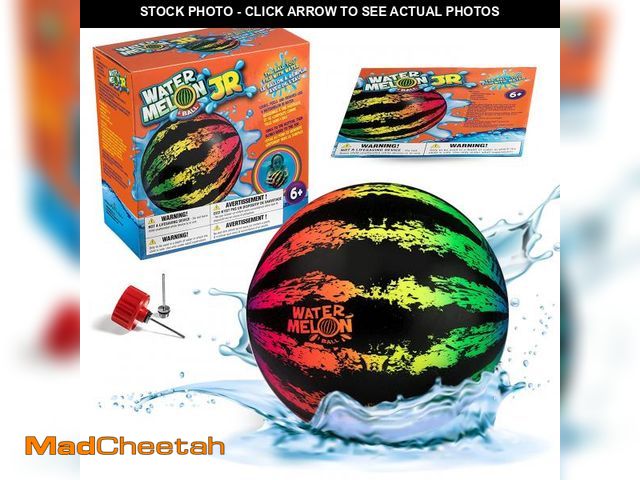 Lot 74-12122949 - Watermelon Ball JR - Pool Toy for Underwater Games - Durable Ball for Pool Football, Basketball &amp...