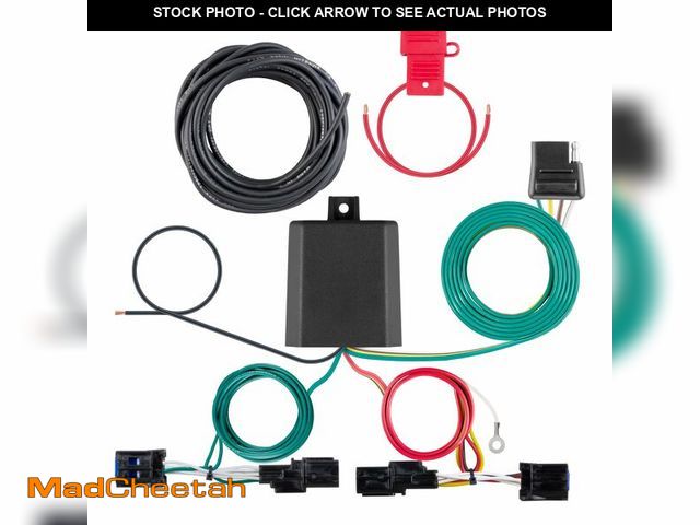 Lot 74-12710912 - CURT 56474 Vehicle-Side Custom 4-Pin Trailer Wiring Harness, Fits Select Kia Sorento, Sportage, Blac...