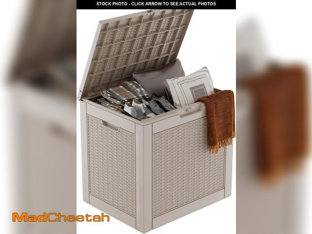 Lot 74-12399683 - DRATO 31 Gallon Deck Box, Outdoor Storage Box for Patio Cushion, Sports Equipment, Garden Tools, Wat...