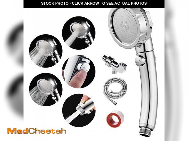 Lot 74-12312901 - SINGSUO High Pressure Handheld Shower Head with On Off Switch, Detachable Shower Head, 3 Spray Modes...