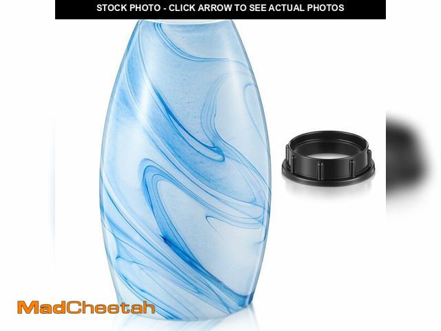 Lot 74-13720369 - Teenyyou 1 Set Oval Glass Lamp Shade 7.5" High x 4.7" Diameter Glass Pendant Lampshade Compatible wi...