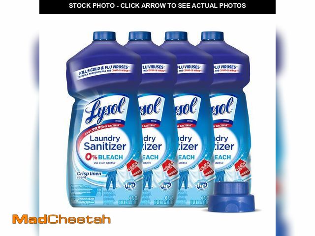 Lot 74-12974845 - Lysol Disinfectant Laundry Sanitizer, Laundry Detergent Additive, Color Safe Bleach Alternative, Lau...