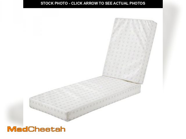 Lot 74-12508199 - Classic Accessories 80 x 26 x 3 Inch Patio Chaise Lounge Cushion Foam - USED