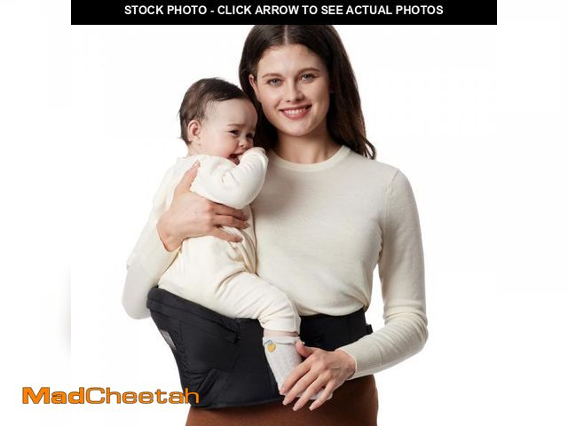 Lot 74-12439653 - Momcozy Hip Seat Baby Carrier - Adjustable Waistband with Original 3D Belly Protector, Ergonomic Car...