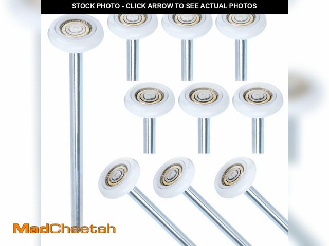 Lot 74-12599254 - 10 Pack 9" Stem 2" 13 Ball Nylon Commercial Grade Garage Door Roller, Quiet/Durable and High Load, U...