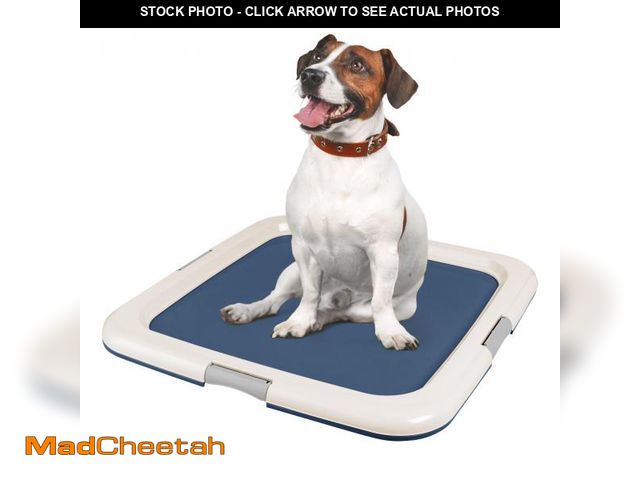Lot 74-12396755 - IRIS USA Pee Pad Holder - For Potty Training Regular Sized Dog &amp; Puppy Pee Pads, Secured Latches...