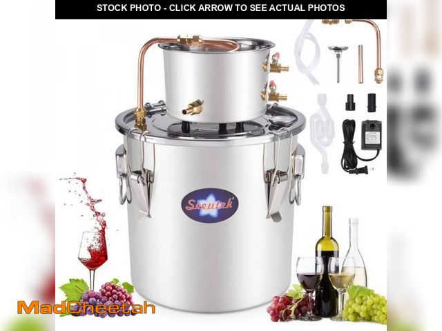 Lot 74-12032497 - *SEE DETAILS* SEEUTEK Alcohol Still 3 Gal. Stainless Steel Water Alcohol Distiller Home Brewing Kit ...