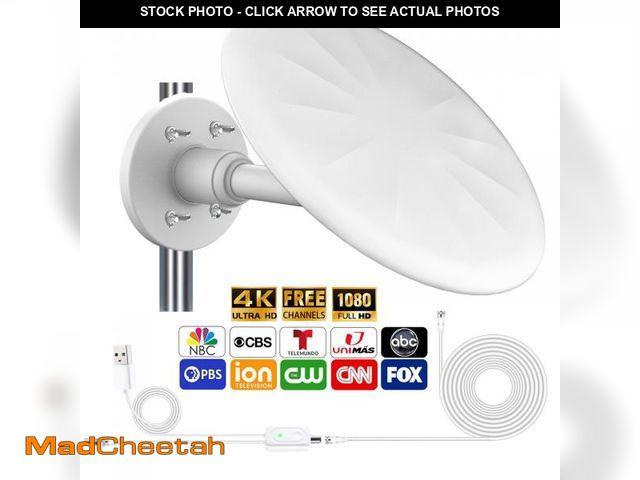 Lot 74-12119217 - Outdoor TV Antenna for Smart TV, 720ÃÂ° Long Range Omni Directional Reception Digital HD Antenna Si...
