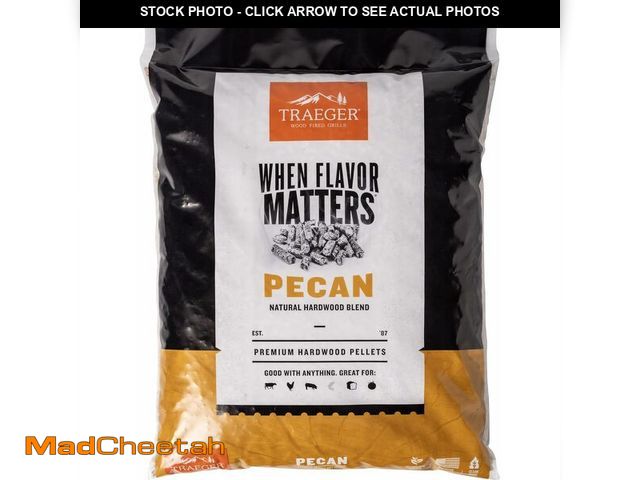 Lot 74-13041759 - (MISSING SOME) Traeger Grills Pecan 100% All-Natural Wood Pellets for Smokers and Pellet Grills, BBQ...