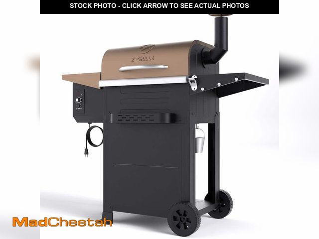 Lot 74-13056890 - Z GRILLS 572 sq. in. Pellet Grill and Smoker in Bronze - UNUSED