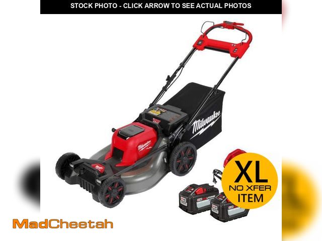 Lot 74-12691628 - Milwaukee M18 FUEL Brushless Cordless 21 in. Walk Behind Dual Battery Self-Propelled Mower w/(2) 12....