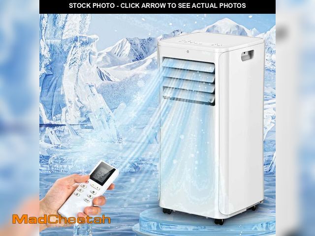 Lot 74-14435904 - Frostorm White 12000 BTU Portable Air Conditioner,Air Conditioner Up Cooling Range to460 Sq.ft,4 in ...